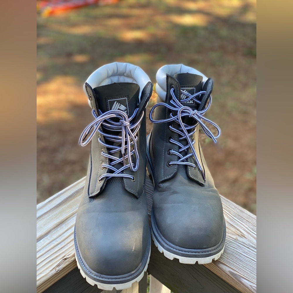 Men’s Grey RBX Lug Boots Sz 13 - Picture 2 of 7